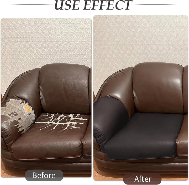 Selbstklebende Leder-Reparaturrolle 50 × 138 cm | Zuschneidbare Lederflicken für Sofa, Autositz &amp; Taschen | Starke Haftung ohne Nähen
