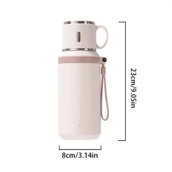 Thermobecher 600 ml | Auslaufsicherer Edelstahl-Thermobecher für Kaffee, Tee und kalte Getränke unterwegs