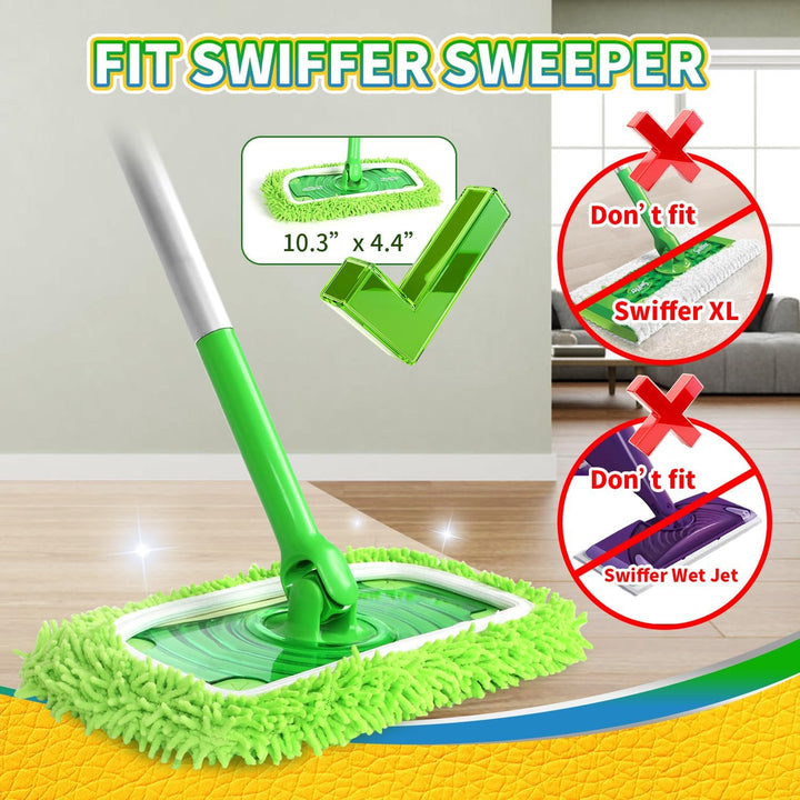 Buy 2 get 2 free | Reusable mops for Swiffer Sweeper™ - Long-lasting cleaning for all surfaces