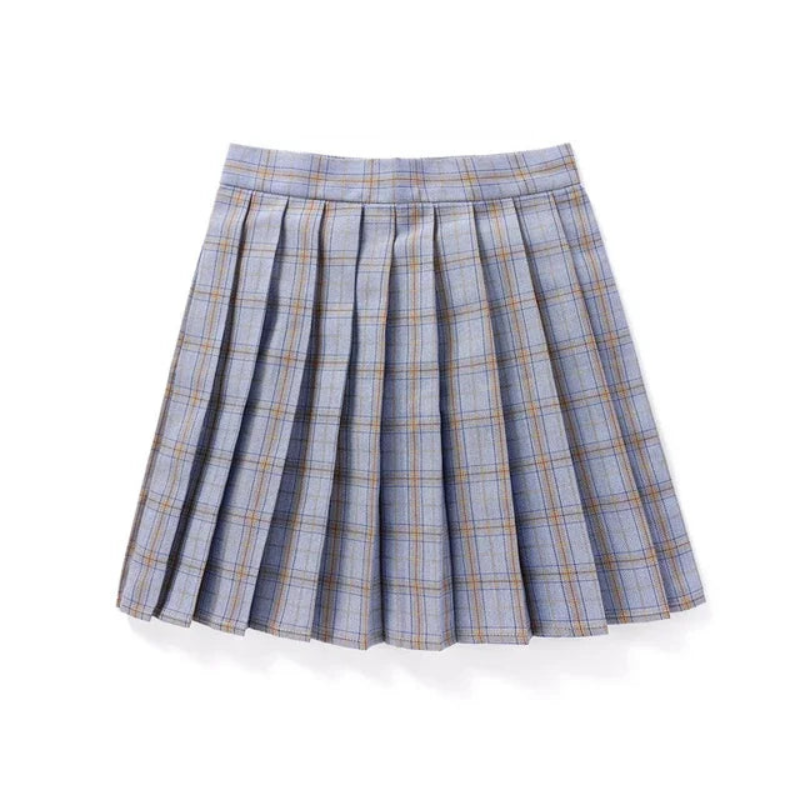 Pleated plaid skirt for women | Mini