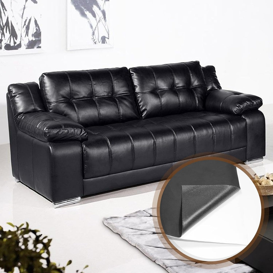 Selbstklebende Leder-Reparaturrolle 50 × 138 cm | Zuschneidbare Lederflicken für Sofa, Autositz &amp; Taschen | Starke Haftung ohne Nähen