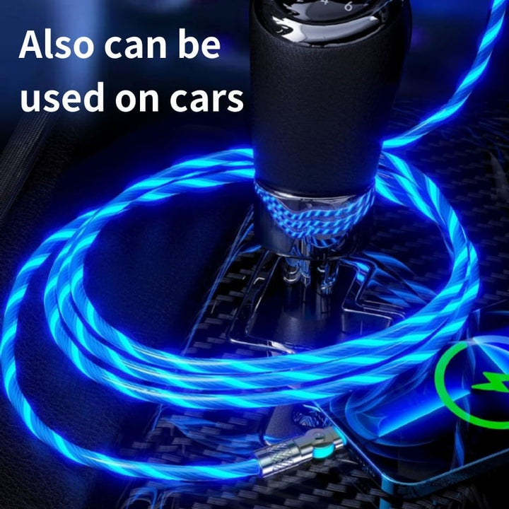 GlowLink - 540° Rotatable Fast Charging Cable with Lighting
