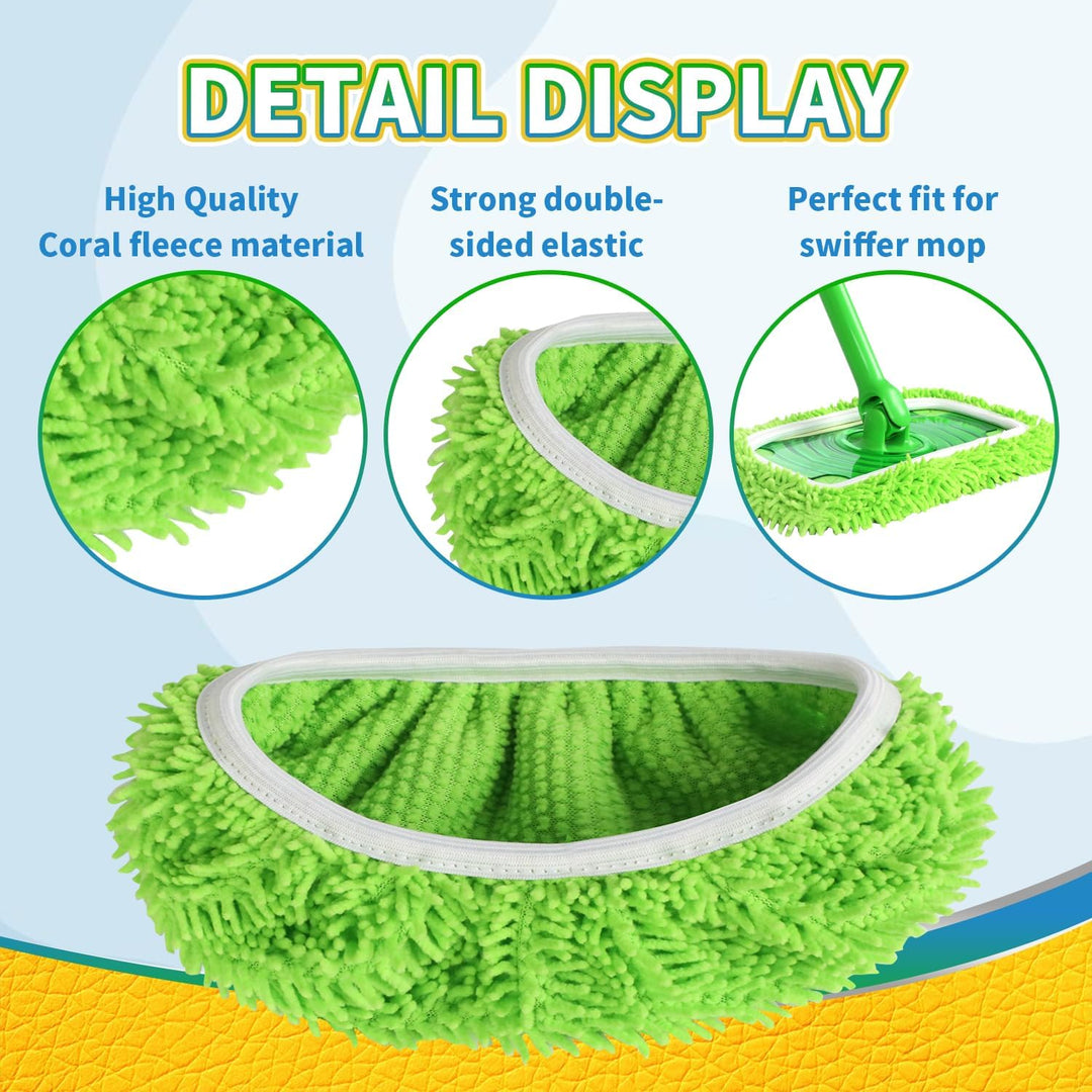 Buy 2 get 2 free | Reusable mops for Swiffer Sweeper™ - Long-lasting cleaning for all surfaces