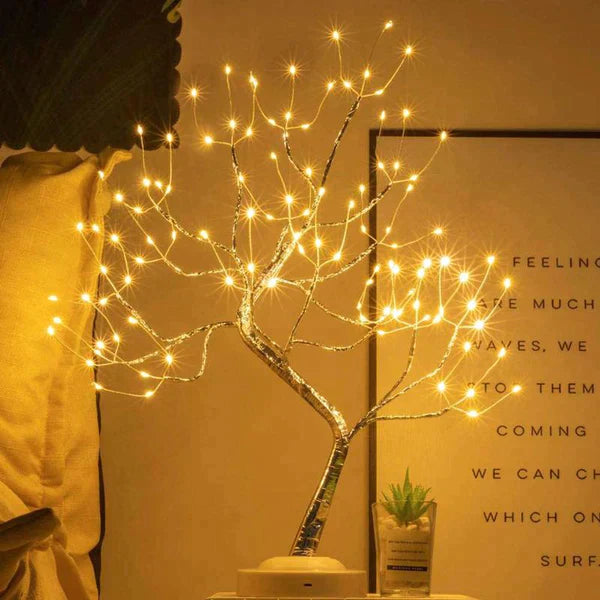 LumiTree™ Magical LED Tree Lamp | Mood Light for Relaxation &amp; Wellbeing | Flexibly Shaped &amp; Handmade