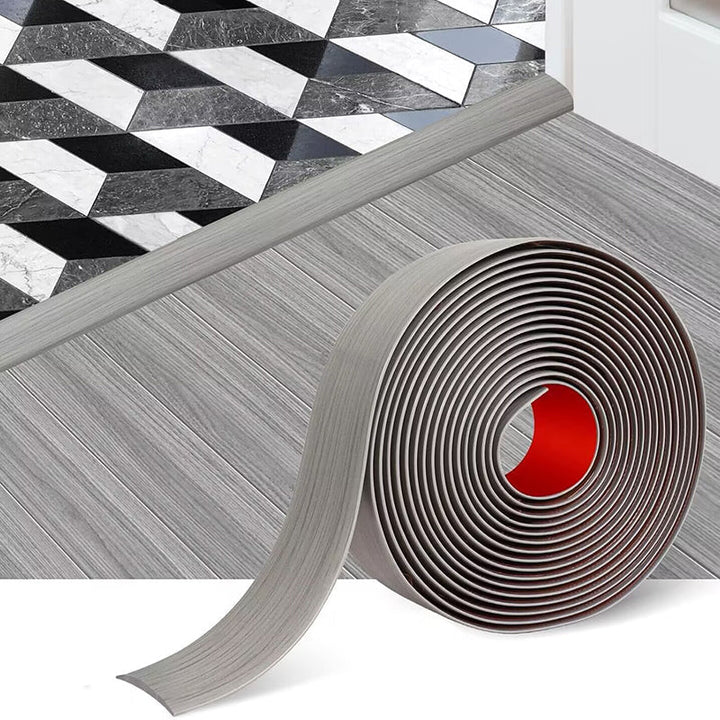 Selbstklebende Bodenübergangsleiste | Flexible PVC Übergangsleiste für Türschwellen &amp; Bodenübergänge | GlideSeal