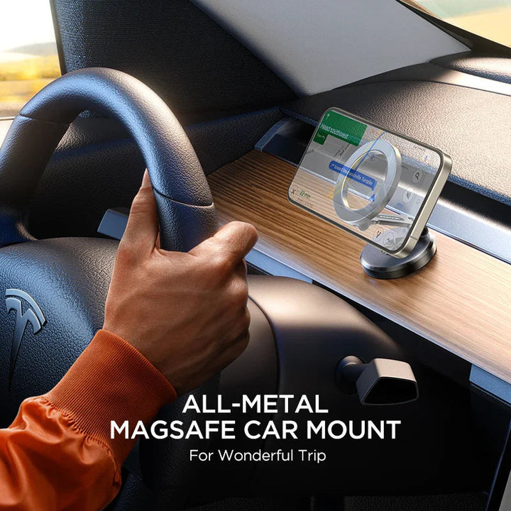 Magnetische Auto Handyhalterung | 360° drehbar, klappbar und universell für Smartphones