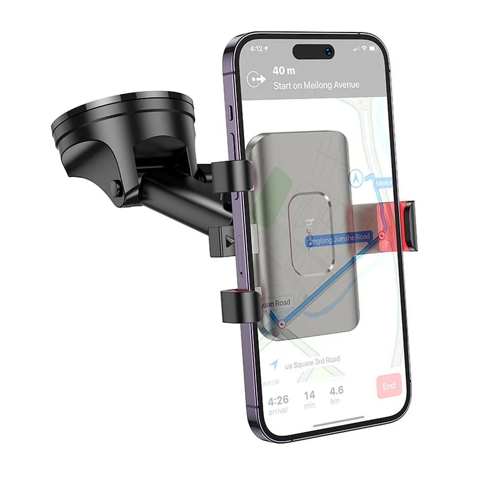 Auto Handyhalterung | 360° drehbar mit Vakuumsaugfuß für Windschutzscheibe und Armaturenbrett