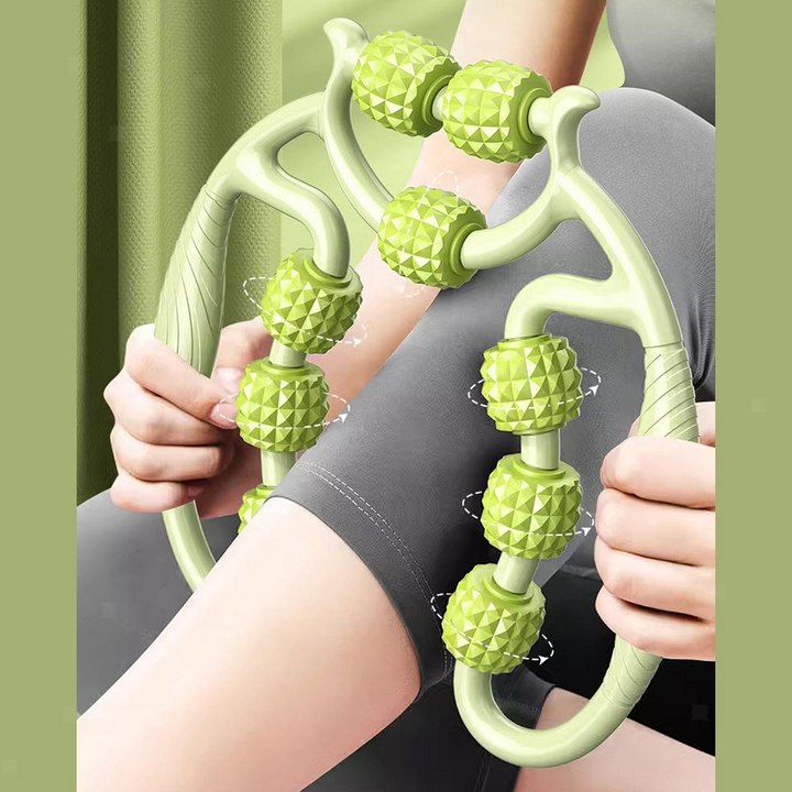 Appareil de massage pour jambes avec compression | Massage circulaire 12 points pour jambes légères | Régénération &amp; relaxation, 15–20 min par jour