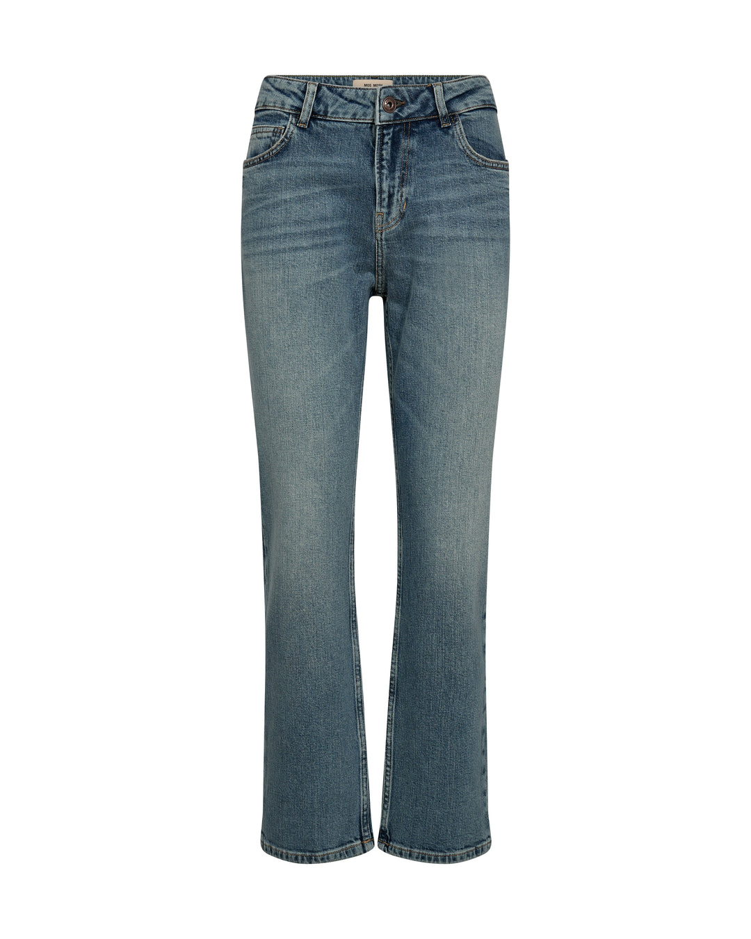 Jeanshose | Boyfriend Fit aus Baumwoll-Stretch mit Used-Waschung