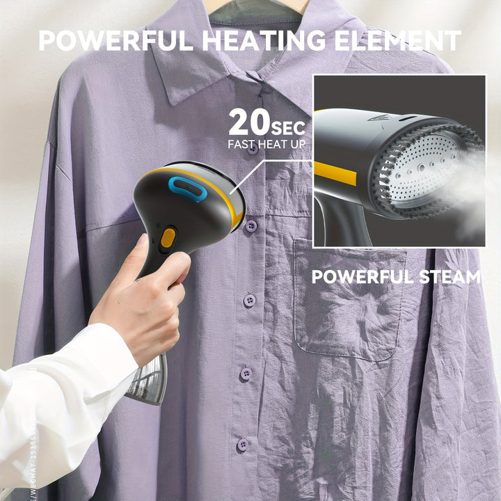 Handheld Dampfbügeleisen 1500W | schnell aufgeheizt, starke Dampfleistung | kompakt &amp; leicht für Reisen | EU-Stecker