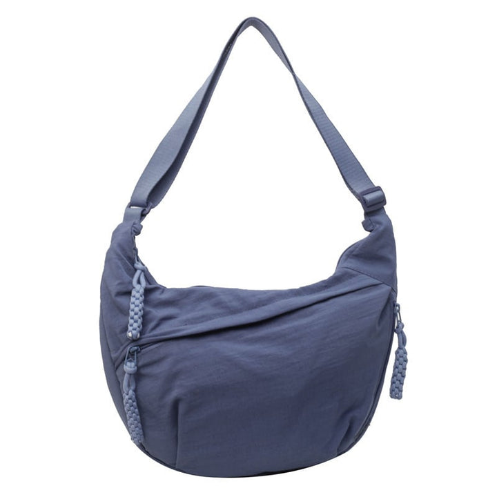 Nylon-Umhängetasche | Leichte Schultertasche mit mehreren Reißverschlussfächern und verstellbarem Schulterriemen