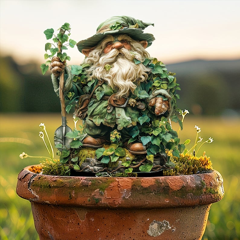 Gartenstecker aus Acryl im Märchen-Design | Wetterbeständige Pflanzendeko in 19 oder 30 cm | Verspielte Gartendekoration