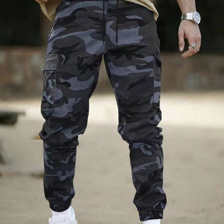 Herren Cargohose mit flexiblem Bund | Robuster Nylon-Baumwoll-Mix | Viele Taschen für Alltag &amp; Outdoor | Gerade Passform S–3XL