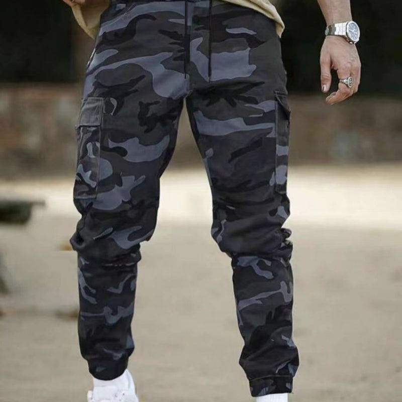 Herren Cargohose mit flexiblem Bund | Robuster Nylon-Baumwoll-Mix | Viele Taschen für Alltag &amp; Outdoor | Gerade Passform S–3XL