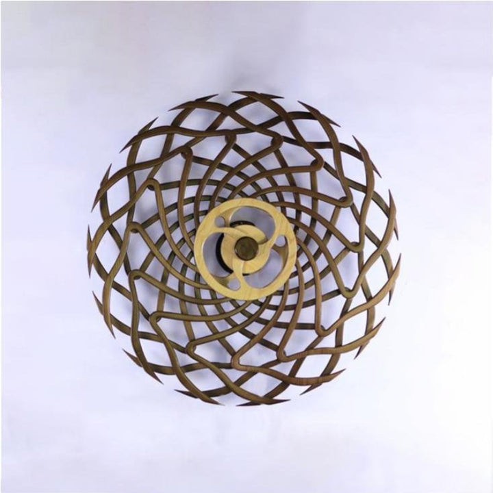 Kinetic Wood Sculpture with Spring Mechanism | Moving Wall or Table Decoration as Art Object | Handmade, Polished &amp; Coated