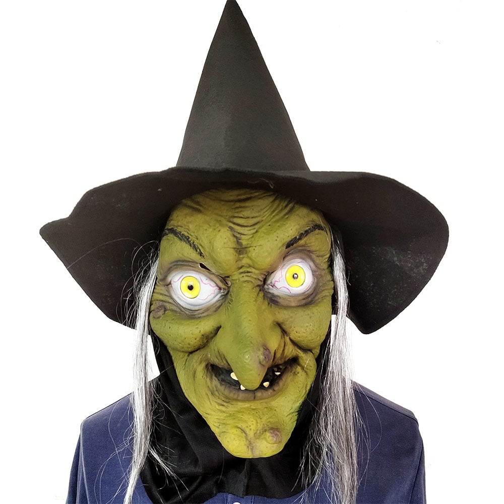 HorrorFace™ Realistinen Halloween-mask | Pehmeä lateksi | Liikkuva suu | Hengittävä ja käsintehty