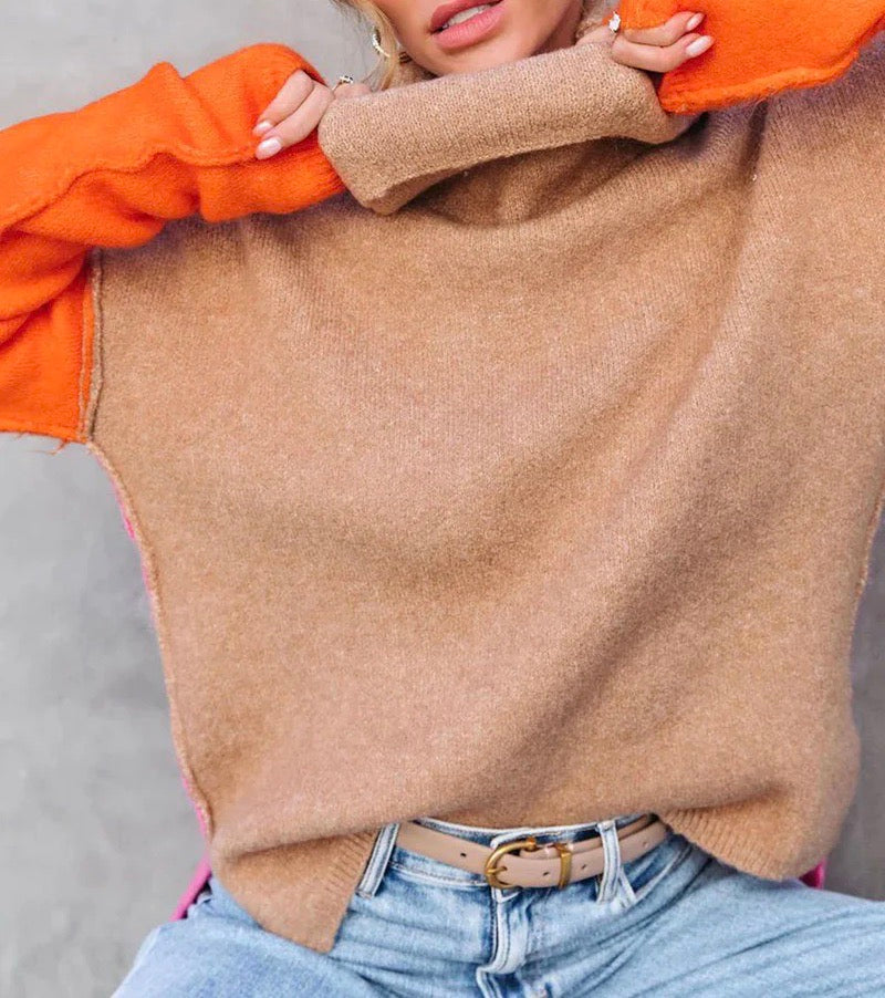 Bella | Maglione color block bello