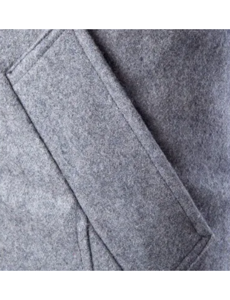 Herren Wollmantel lang mit herausnehmbarer Weste | Warmer Wintermantel mit Stehkragen, tailliertem Schnitt und praktischen Taschen