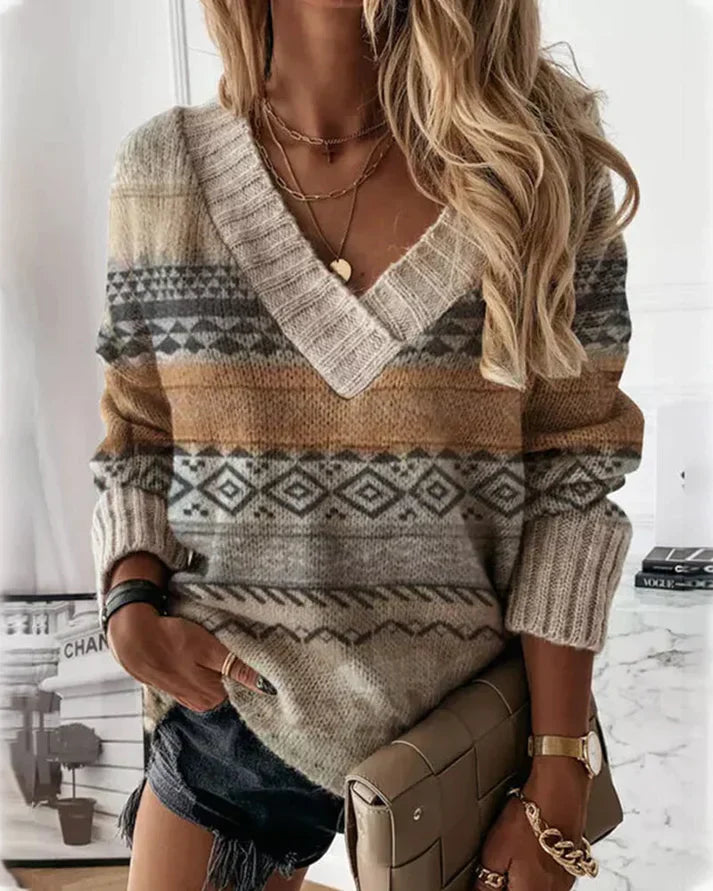 Miriam| Pull à col en V