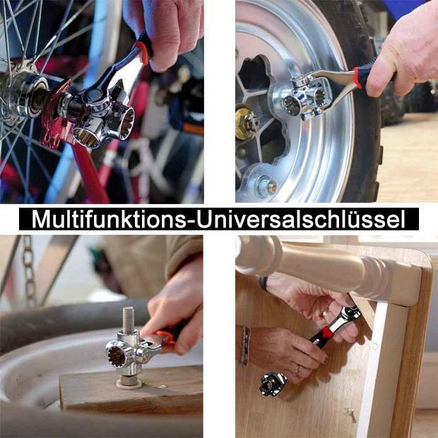 48-in-1 Universal Tiger Schraubenschlüssel | Multifunktions-Ratschenschlüssel für Haus &amp; Werkstatt | Kompakt &amp; Robust