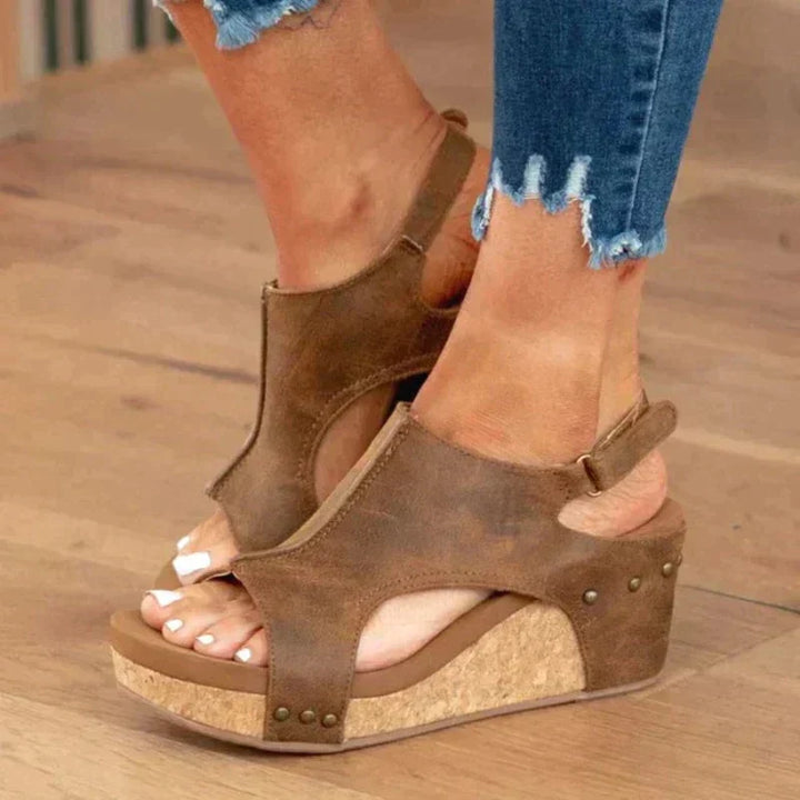 Orthopedic Leather Sandals for Extra Support