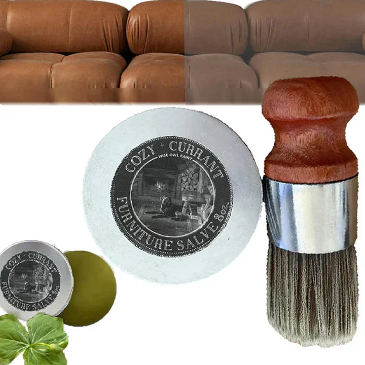 Leather repair cream 120 ml | hides scratches &amp; cracks, refreshes color | for car seat, sofa, jacket &amp; bag | quick drying