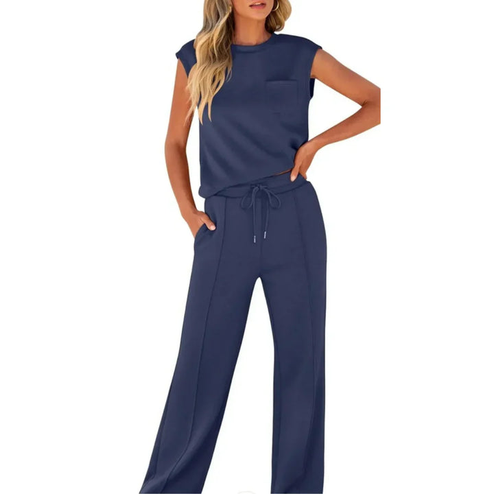 Summer loungewear set for women | Soft &amp; breathable, light &amp; airy | Co-ord two-piece for home &amp; on the go | Relaxed fit