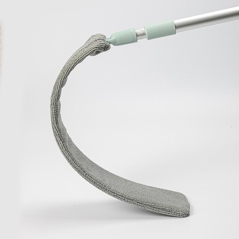Teleskop Staubwedel mit Mikrofaser | Flexibler Staubfänger für schwer erreichbare Stellen | Verlängerbar &amp; wiederverwendbar | 1+2 Gratis Set