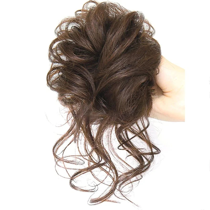 Dutt-Haarteil | Zum Anclippen für mehr Volumen, natürlicher Messy-Bun-Look und sicheren Halt