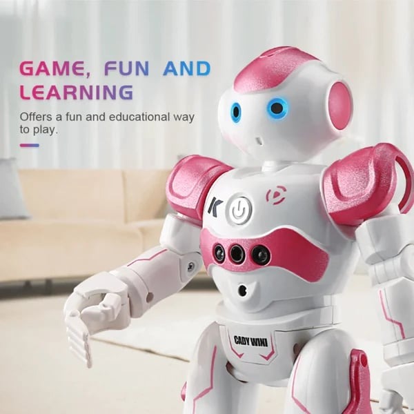 RoboLern™ Smart Kinder-Roboter | Gestensteuerung, Musik &amp; Tanz | Programmierbar | Interaktives Lernspielzeug