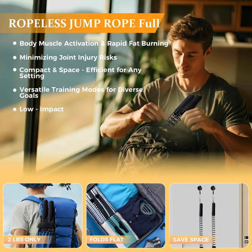 Set di corde da battaglia fitness 2x | Allenatore a spirale per braccia e core | Alternativa compatta alle corde | Per allenamento a casa