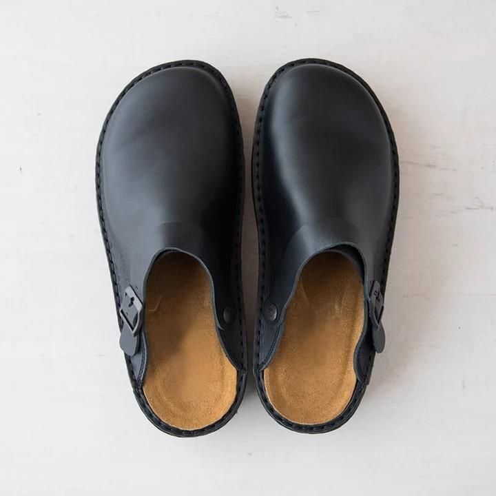 Herren Komfort-Slipper mit breiter Zehenbox | Herausnehmbare Einlegesohle &amp; Rocker-Sohle | Dämpfend, leicht &amp; atmungsaktiv