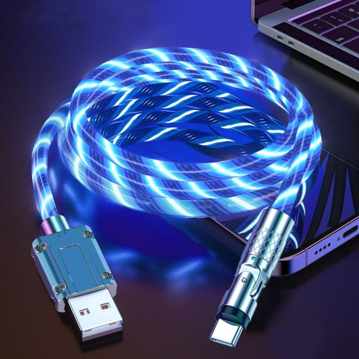 GlowLink - 540° Rotatable Fast Charging Cable with Lighting