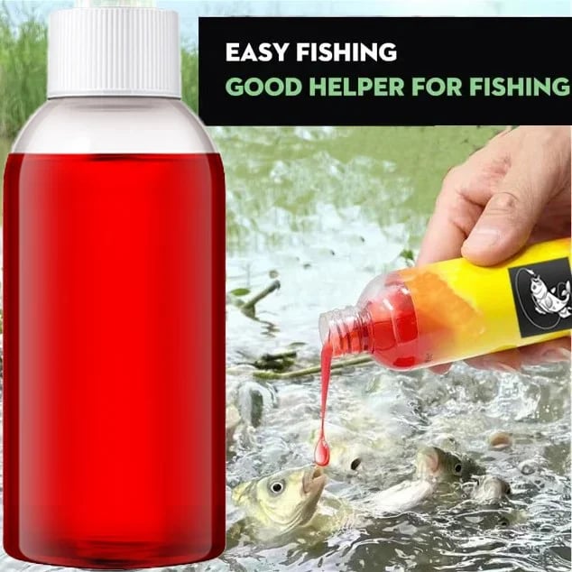 Fishing bait fabric red worm scent | Ultra-fine flavor cloud for more bites | For fresh &amp; saltwater | Environmentally friendly