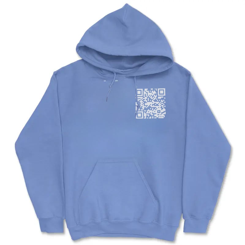 ScanThis - Lustiger QR-Code Hoodie