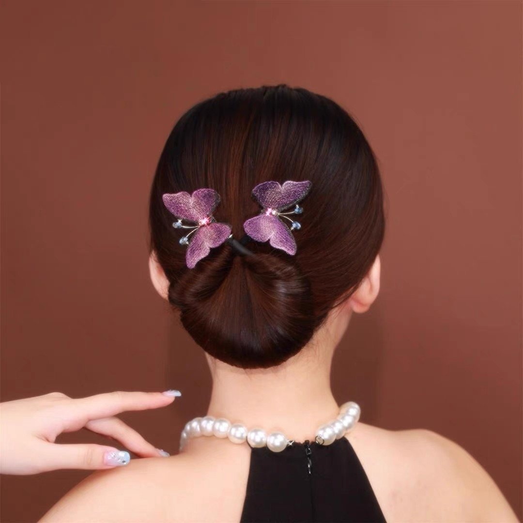 Haarstyling Dutt-Maker aus Stoff | Schneller Dutt &amp; Half-Up Look ohne Haarnadeln | Für dünnes &amp; dickes Haar | Komfortabler Halt