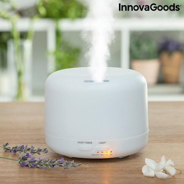 Aroma Diffusor | 400 ml Luftbefeuchter mit LED-Beleuchtung und 15 Lichtmodi
