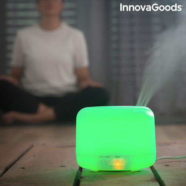 Aroma Diffusor | 400 ml Luftbefeuchter mit LED-Beleuchtung und 15 Lichtmodi
