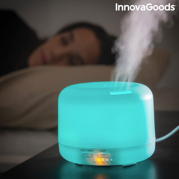 Aroma Diffusor | 400 ml Luftbefeuchter mit LED-Beleuchtung und 15 Lichtmodi