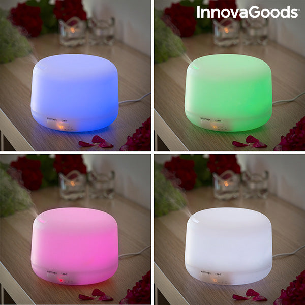 Aroma Diffusor | 400 ml Luftbefeuchter mit LED-Beleuchtung und 15 Lichtmodi