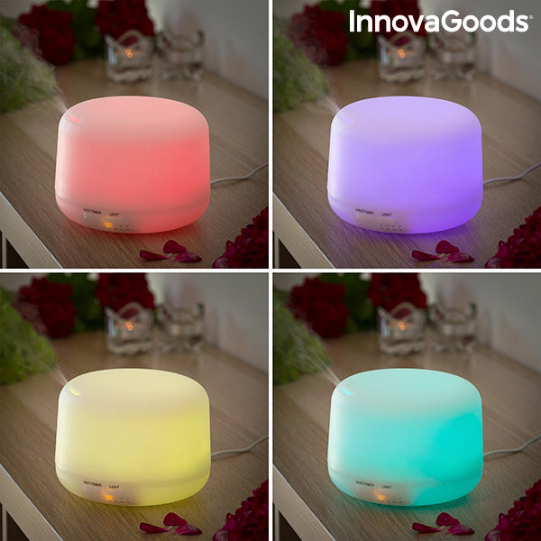Aroma Diffusor | 400 ml Luftbefeuchter mit LED-Beleuchtung und 15 Lichtmodi