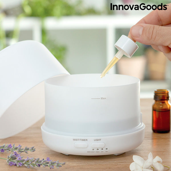Aroma Diffusor | 400 ml Luftbefeuchter mit LED-Beleuchtung und 15 Lichtmodi
