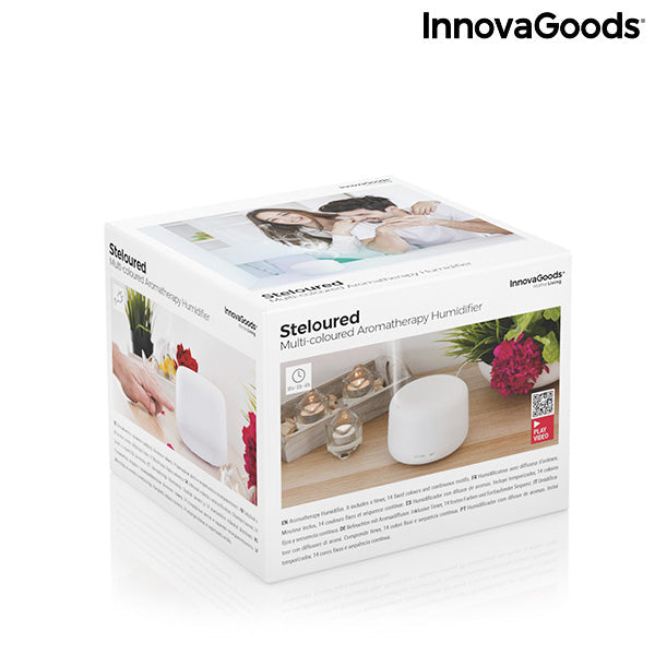 Aroma Diffusor | 400 ml Luftbefeuchter mit LED-Beleuchtung und 15 Lichtmodi