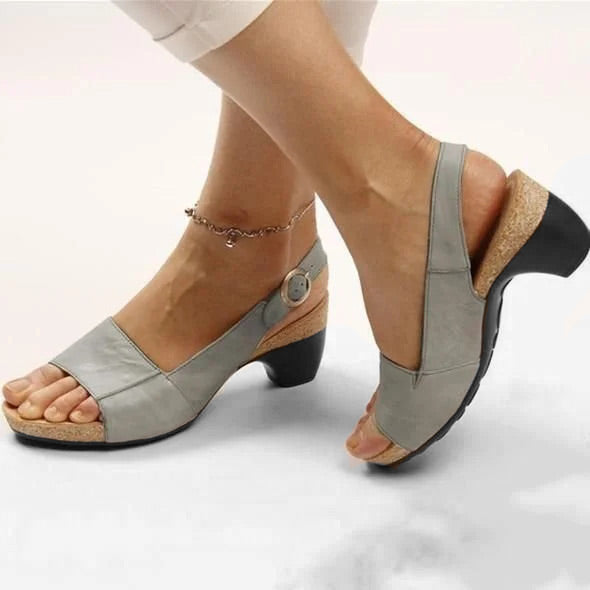 Damen Pumps mit niedrigem Blockabsatz | Bequeme elegante Schuhe mit weicher Sohle | Stabiler Alltagslook