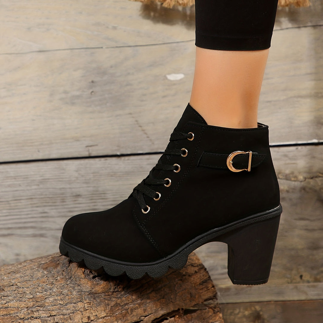 Orthopädische Damen Stiefeletten mit Komfortsohle | Elegante Ankle Boots für Alltag &amp; Büro | Bequeme, stilvolle Herbst- &amp; Winterboots