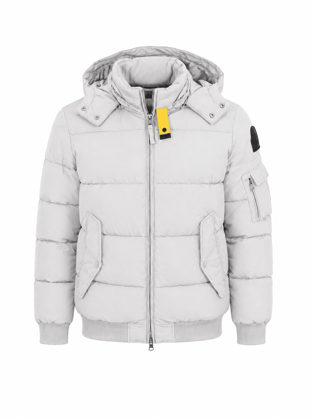 Herren Winterjacke Beige warm gefüttert | Jacke mit Reißverschluss, Innen- und Ärmeltasche sowie elastischem Saum | M–XXL