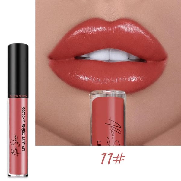 Creme-Lippenstift 12 Farben | Intensive Deckkraft mit pflegendem Finish | Cremige Textur, feuchtigkeitsspendend &amp; langanhaltend