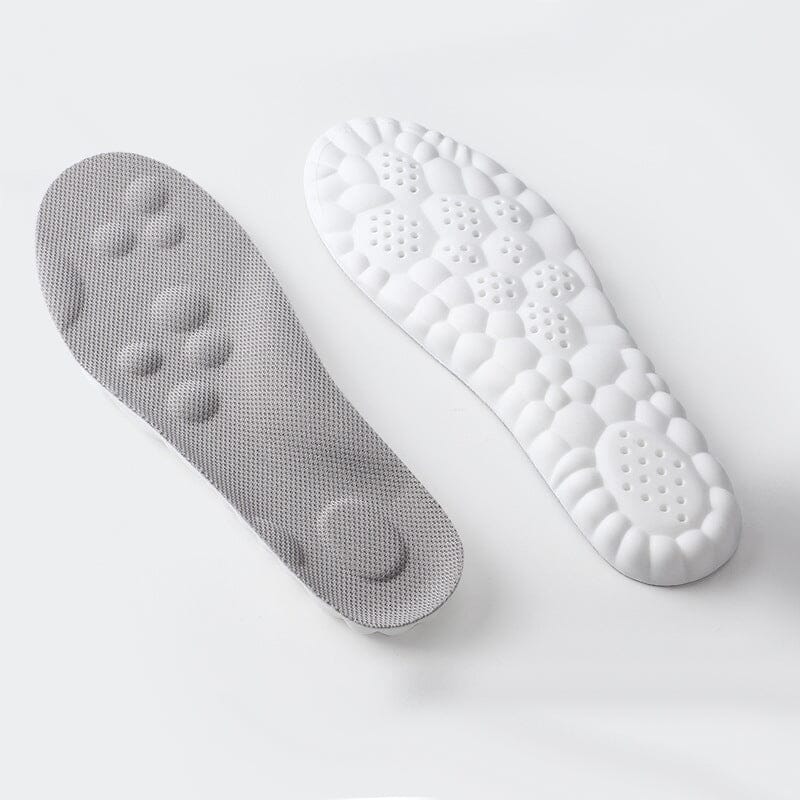 4D Insoles with Arch Support &amp; Cushioning | Acupressure Points | Breathable for Everyday &amp; Sports | EU 35–46