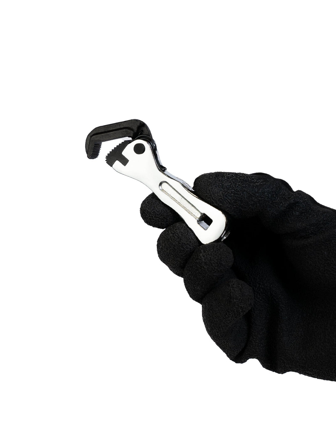 Mikro-Ratsche 11 cm kompakt | Selbstjustierender Griff &amp; integrierter Bithalter | 1/4" Antrieb | Chrom-Molybdän-Stahl, 95 g