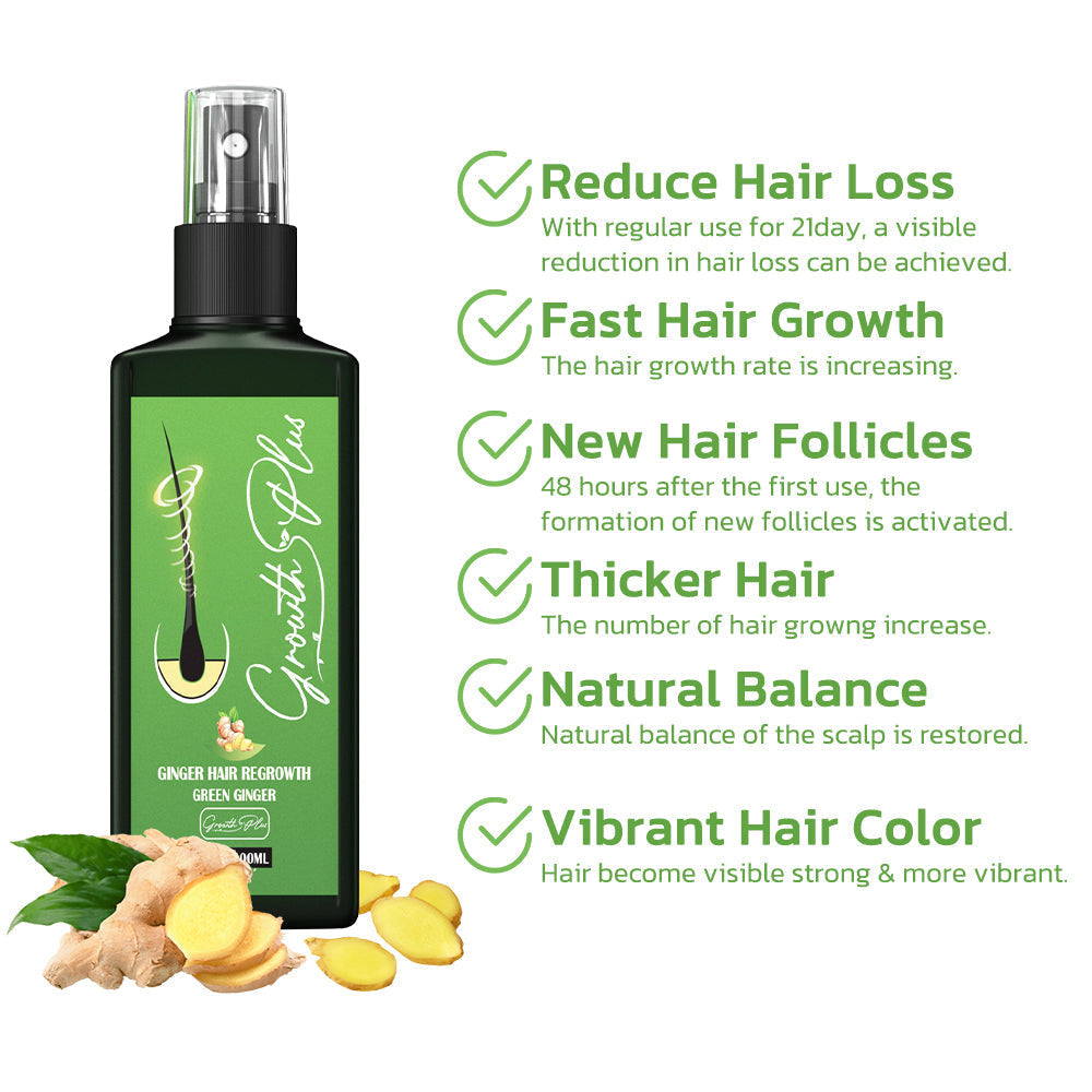 Nourishing Ginger Hair Spray 100 ml | Scalp Care for Thinning Hair | With Ginger Extract, Procapil &amp; Ginkgo, Easy Application